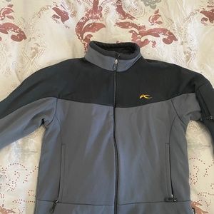 KJUS Mid Layer Ski Jacket Gray/Black Mens M